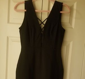 Lace-up club dress